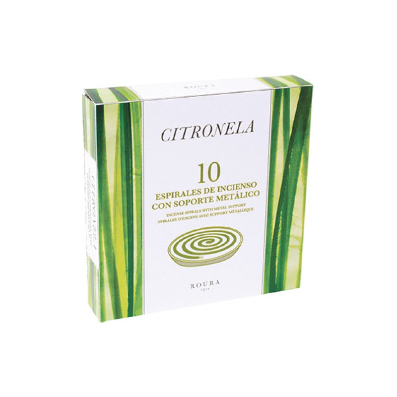 Roura Espiral Anti-Mosquitos Citronela (10 Ud.)