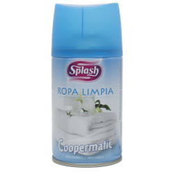 Splash Ambientador Coopermatic Recambio Ropa Limpia
