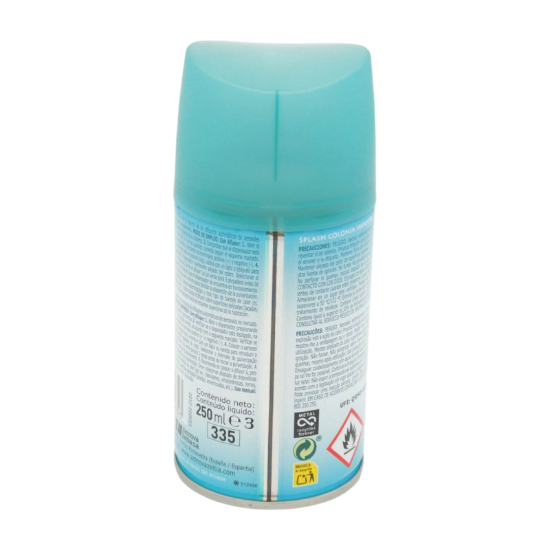 Splash Ambientador Coopermatic Recambio Colonia Infantil 