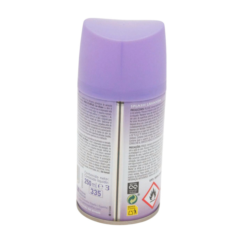Splash Ambientador Coopermatic Recambio Lavanda 