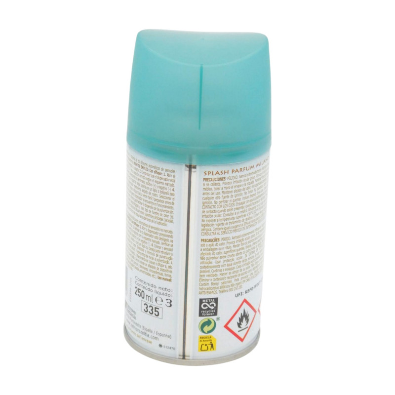 Splash Ambientador Coopermatic Recambio Parfum Milan 