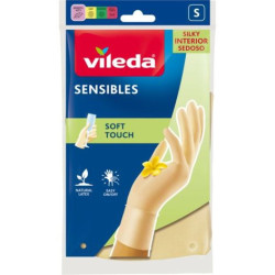 Vileda Guantes Sensibles Talla 7 Pequeño