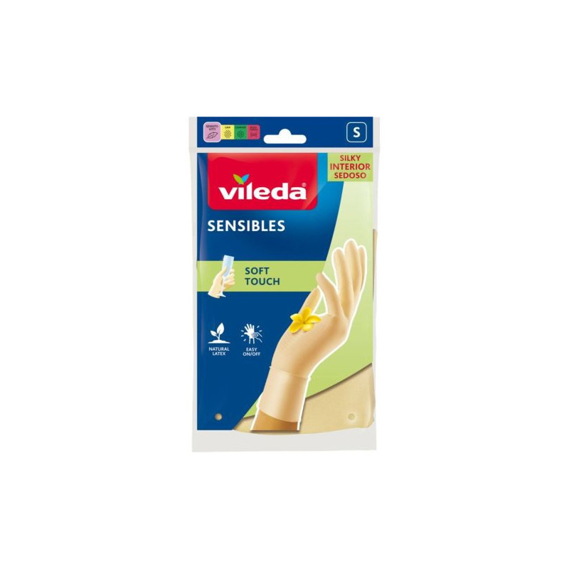 Vileda Guantes Sensibles Talla 7 Pequeño