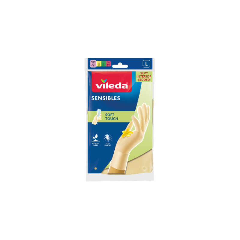 Vileda Guantes Sensibles Talla 9 Grande