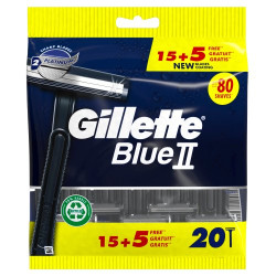Gillette Maquina Afeitar Gillette Blue II (15+5 Uds.) 