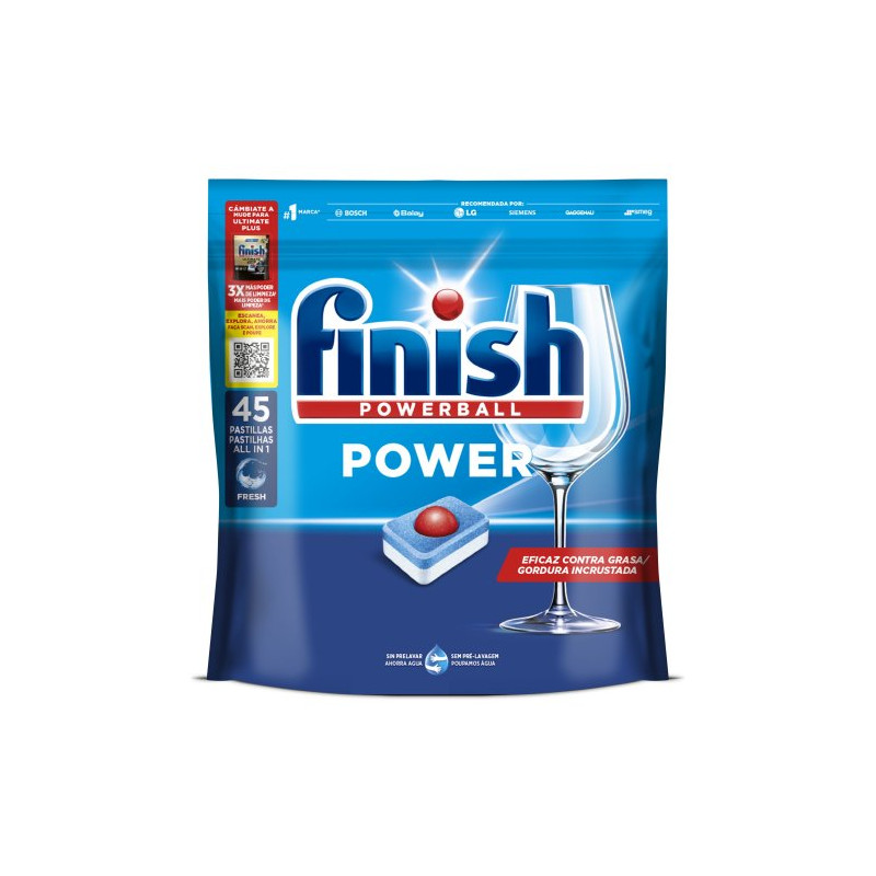 Finish Lavavajillas Máquina Pastillas TodoEn1 (45 Ud)