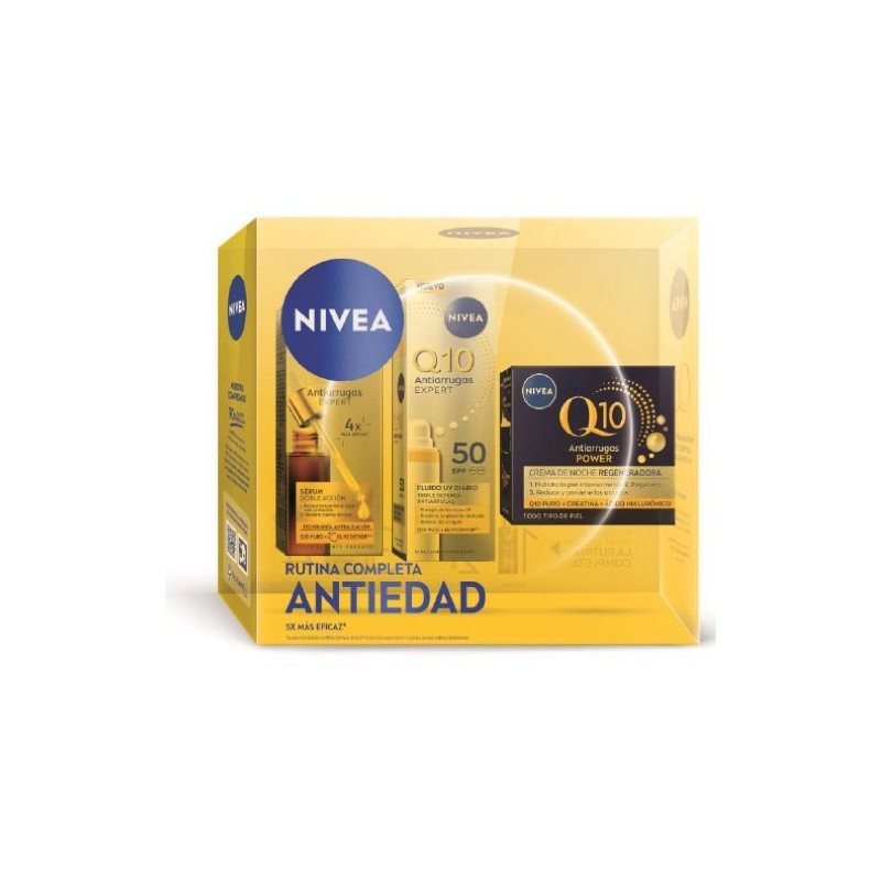 Nivea Estuche Antiedad Q10 (Serum+Fluido+Crema)