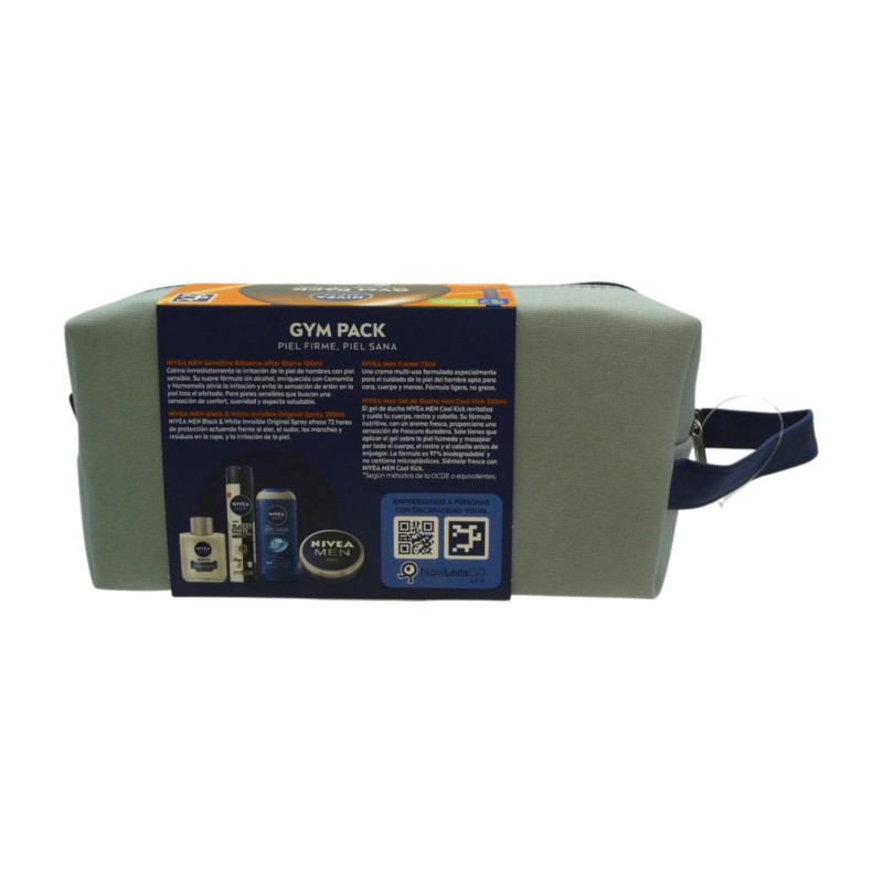 Nivea Neceser Gym Men (Balsamo+Desodorante+Crema+Gel)