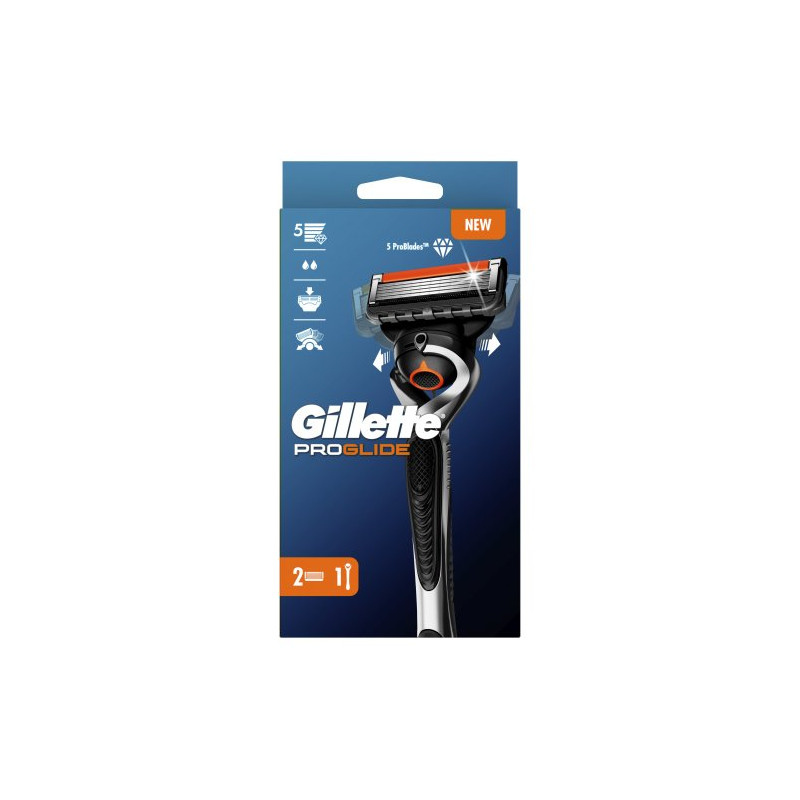 Gillette Maquina Afeitar Proglide + 2 Recambios