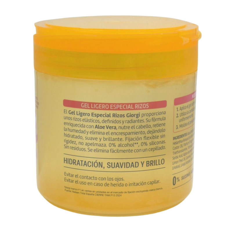 Giorgi Gel Ligero Aloe Vera 400 ml Tarro