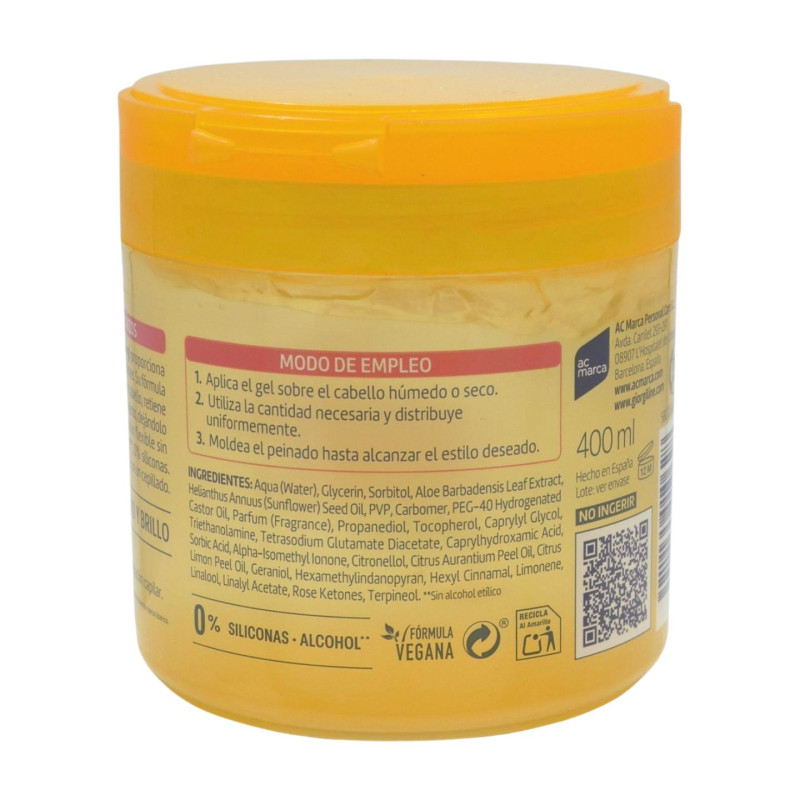 Giorgi Gel Ligero Aloe Vera 400 ml Tarro