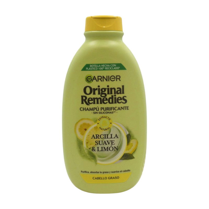 Garnier Original Remedies Champu 400 ml Cabello Graso