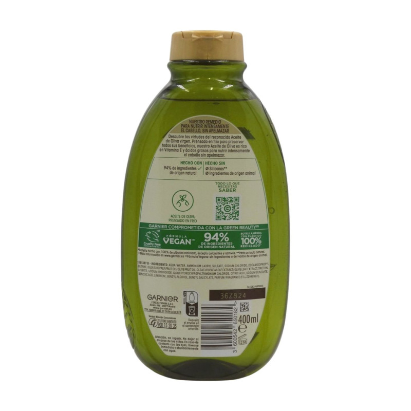 Garnier Original Remedies Champu 400 ml  Cabello Seco