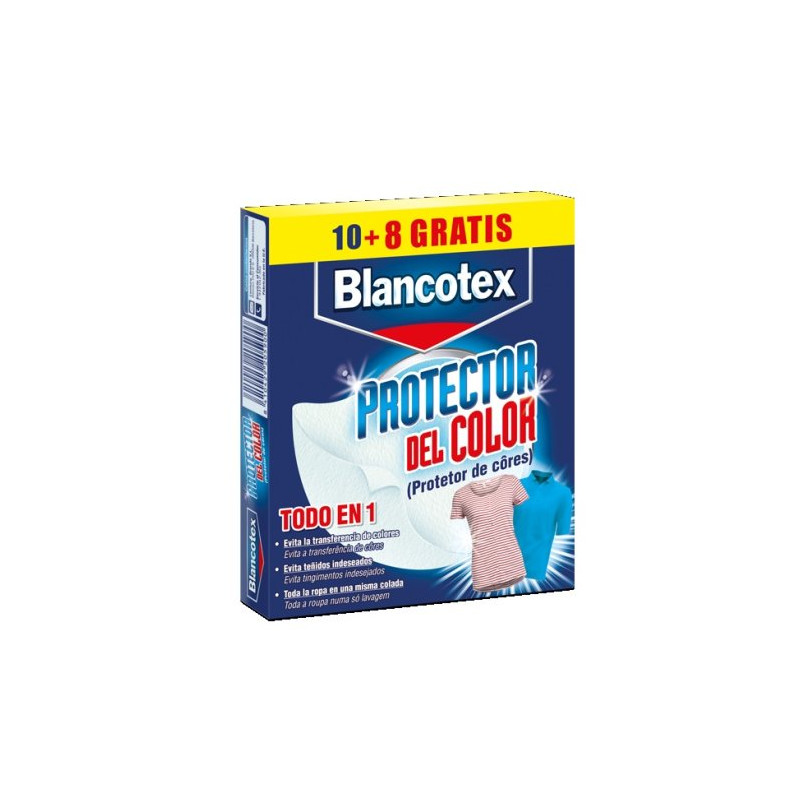 Blancotex Toallitas Protectoras Color (10+8 Unidades)