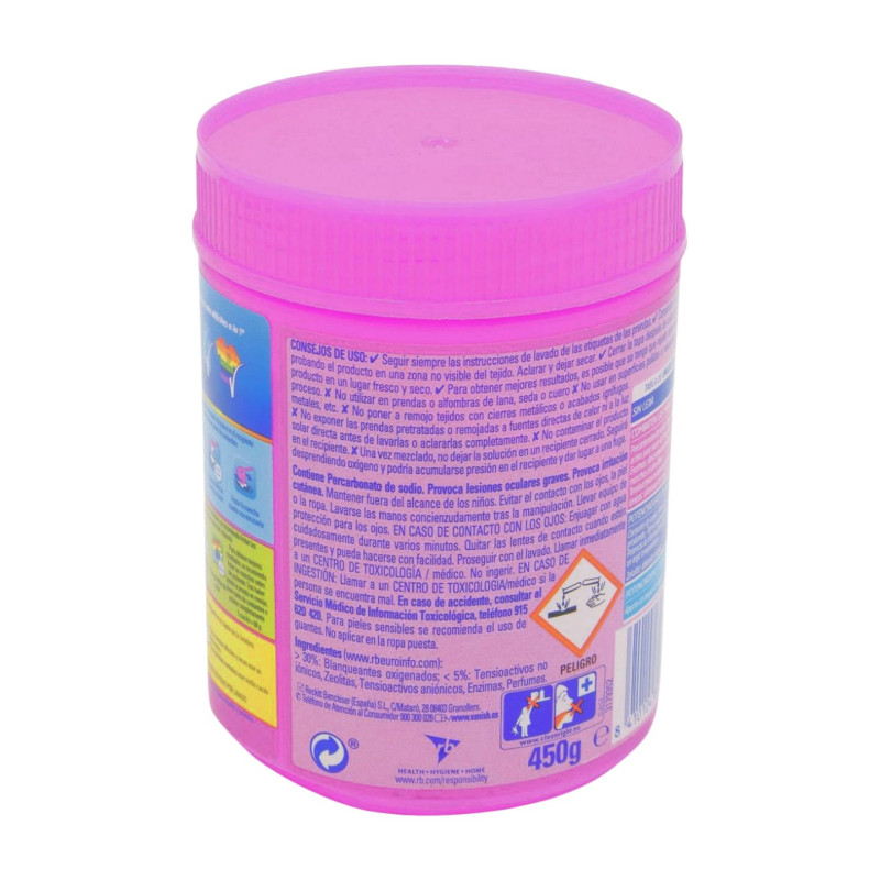 Vanish Quitamanchas Oxi Action Polvo 450 Gr