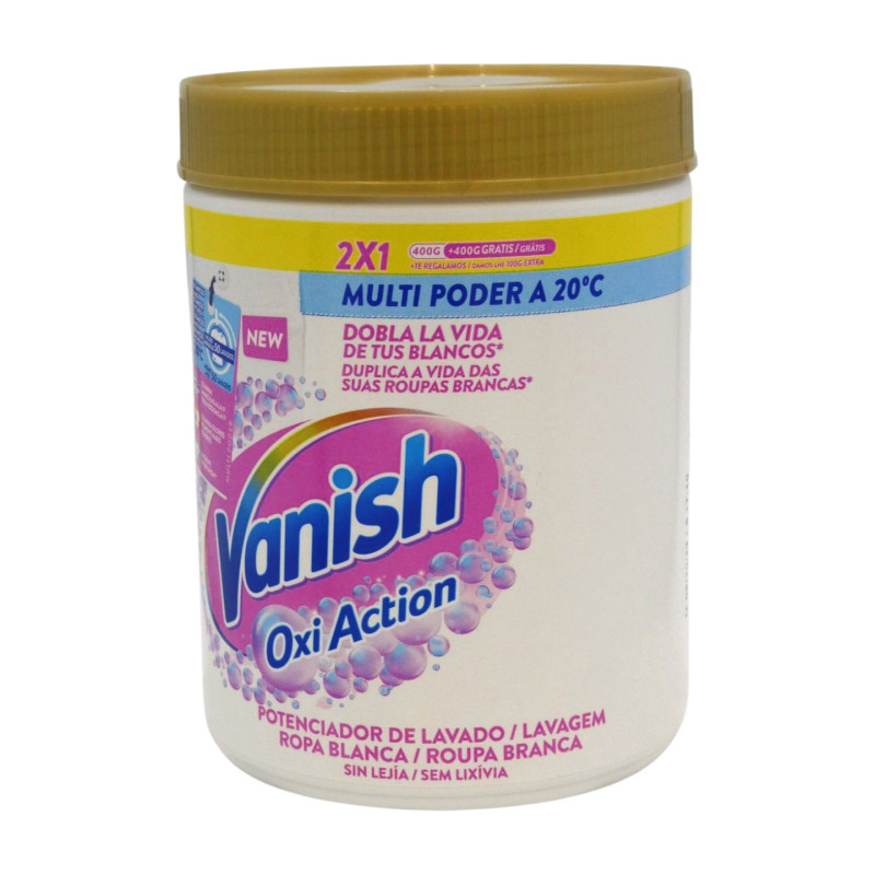 Vanish Quitamanchas Advance White Polvo 400+400 Gramos