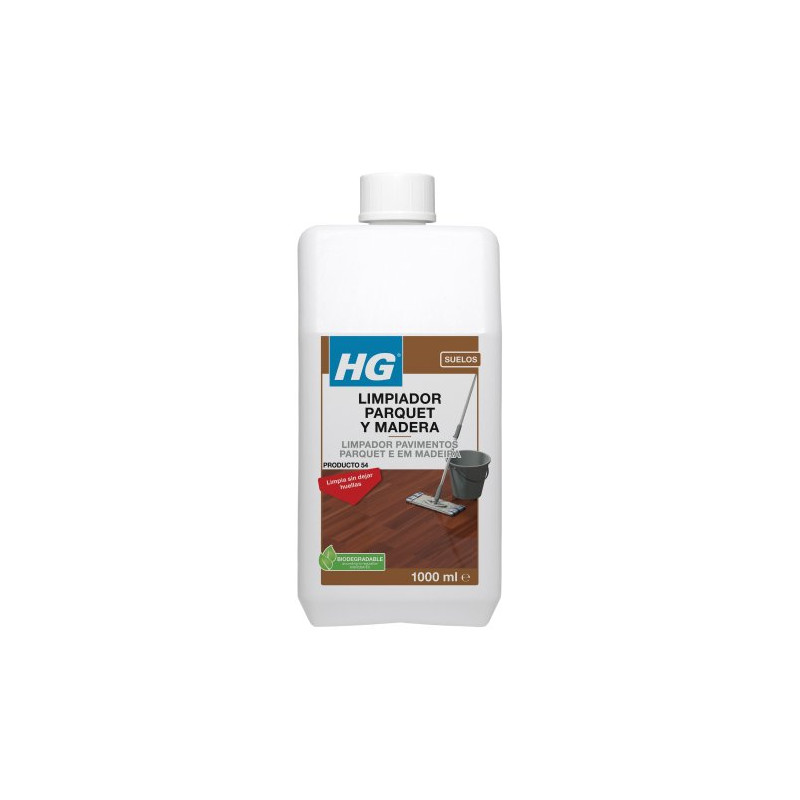 HG Limpiador Parquet y Madera 1000 ml