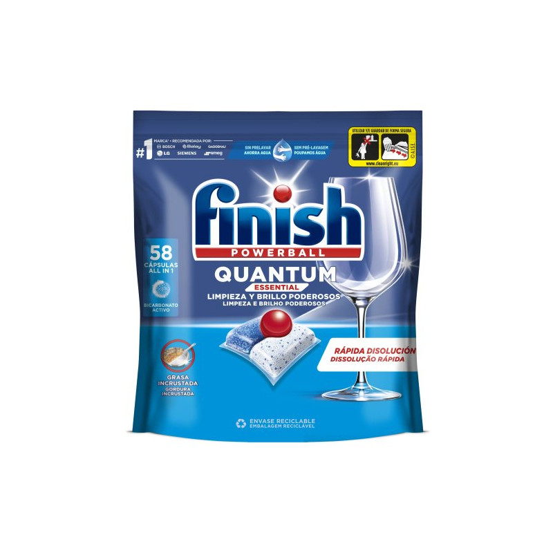 Finish Lavavajillas Maquina Caps (58 Dosis)