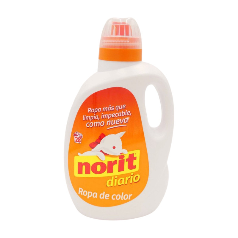 Norit Detergente Liquido 1500 ml (28 Dosis) Colores Vivos