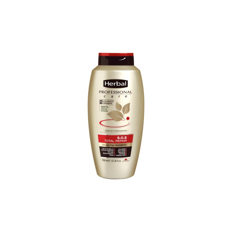 Herbal Champú SOS 750 ml Total Repair