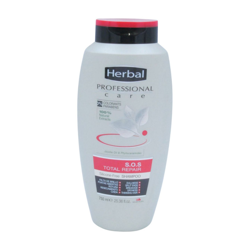 Herbal Champú SOS 750 ml Total Repair