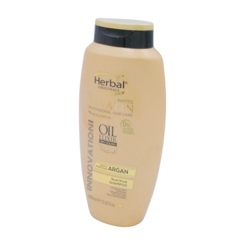 Herbal Champú Keratin 400 ml Oil Elixir 