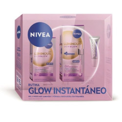 Nivea Estuche Glow Instantaneo (Serum+Exfoliante+Labial)
