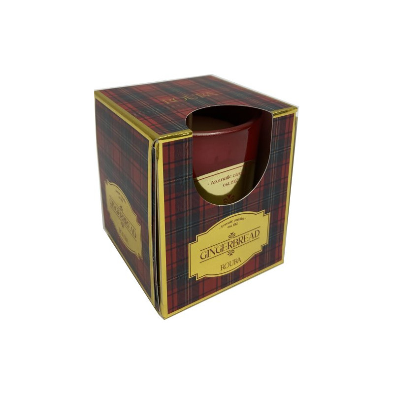 Roura Vela Navidad Tartan Ginger Bread