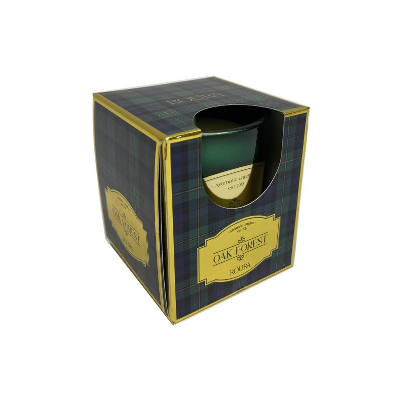 Roura Vela Navidad Tartan Forest