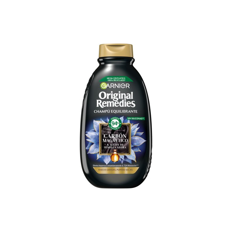 Garnier Original Remedies Champu 400 ml Carbon Magnetico