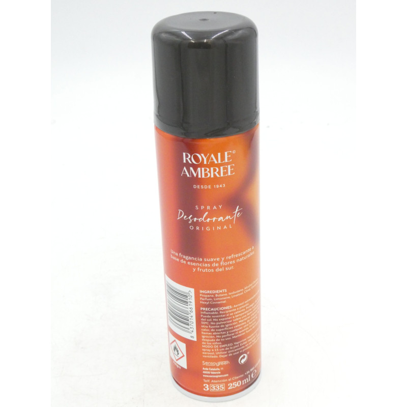 Royale Ambree Desodorante Spray 250 ml