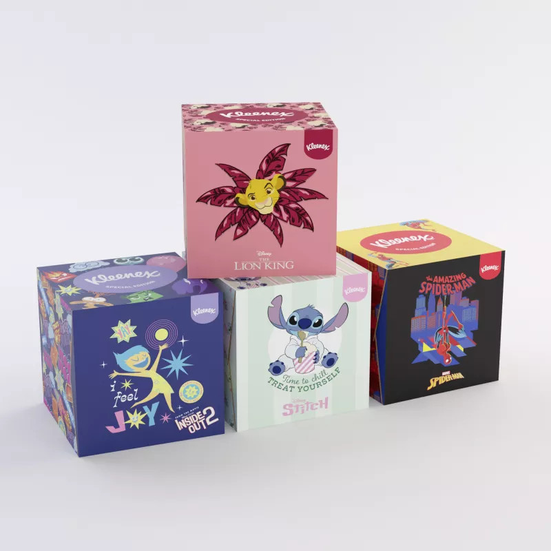 Kleenex Pañuelo Caja Cubo Disney (48 Ud.)