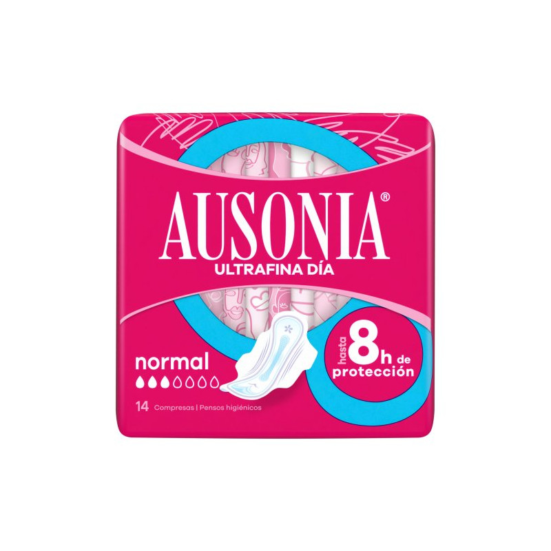 Ausonia Compresas Air Dry Normal 14 Ud
