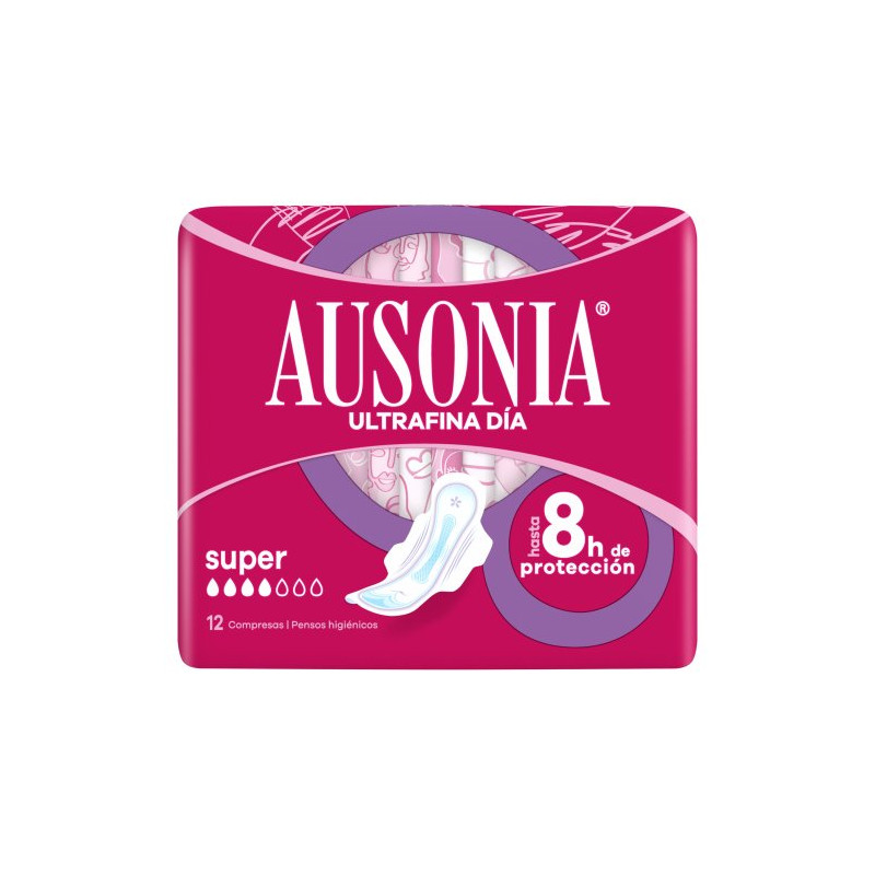 Ausonia Compresas Air Dry Super 12 Ud
