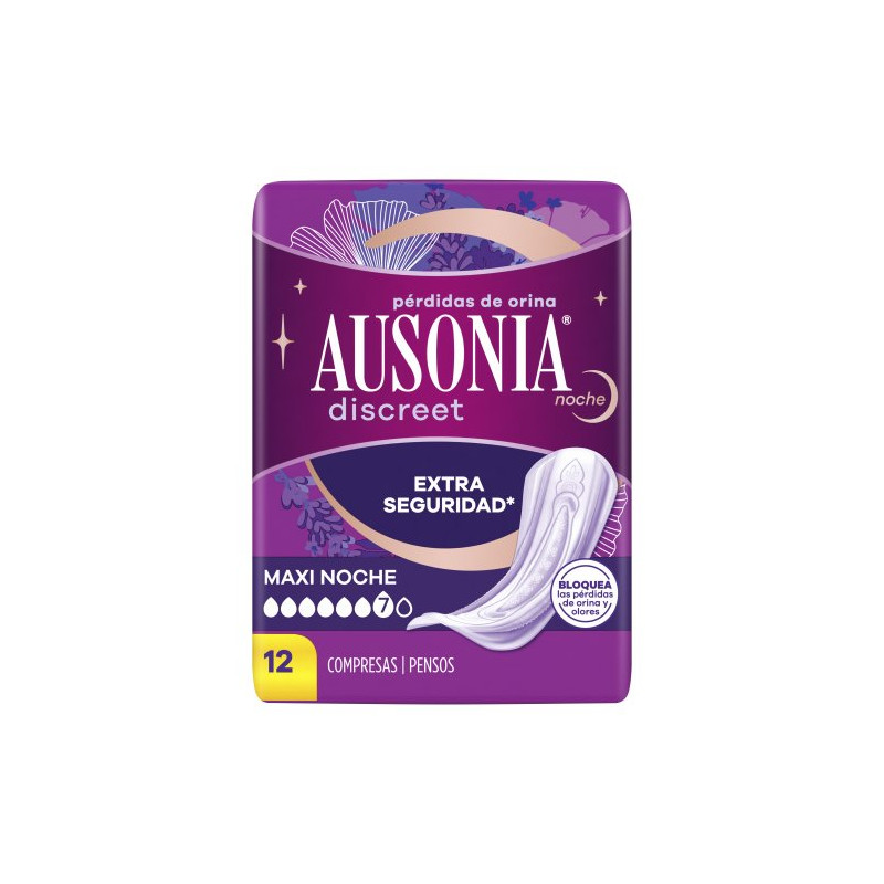 Ausonia Discreet Maxi (12) Noche
