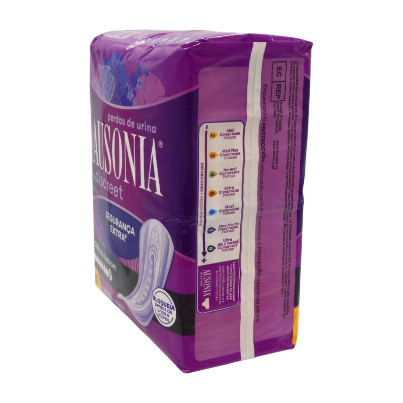 Ausonia Discreet Ultra (12 Ud.) Noche