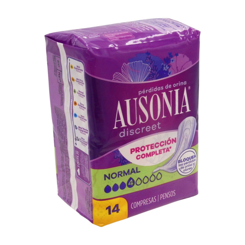 Ausonia Compresas Discreet Normal (14 Ud.)