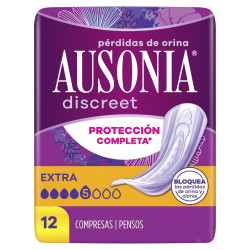 Ausonia Compresas Discreet Extra (12 Ud.)