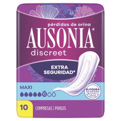 Ausonia Compresas Discreet Maxi (10 Ud.) Dia