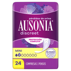 Ausonia Compresas Discreet Mini (24 Ud.)