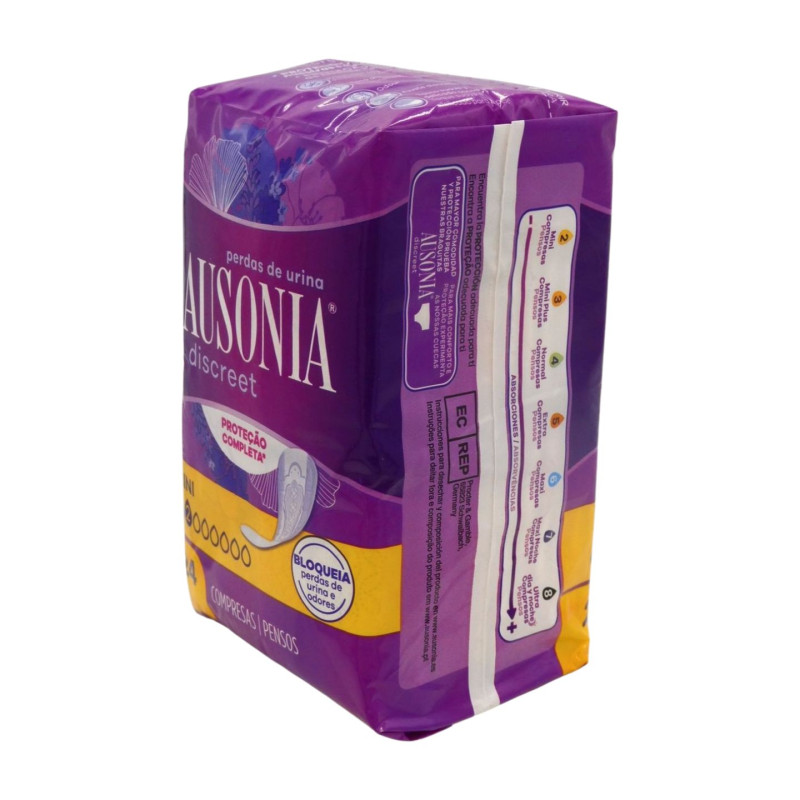 Ausonia Compresas Discreet Mini (24 Ud.)