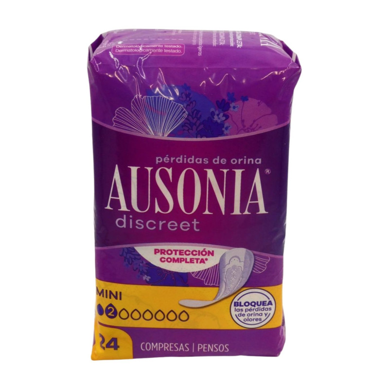Ausonia Compresas Discreet Mini (24 Ud.)