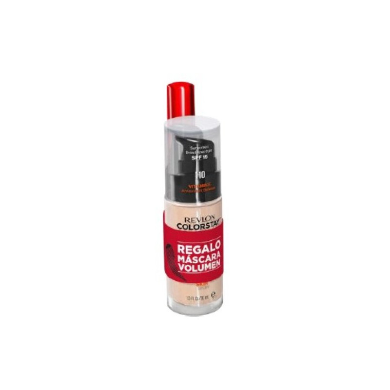 Revlon Maquillaje Base Oily 180 Sand Beige + Ojos