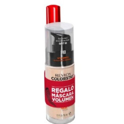 Revlon Maquillaje Base Oily 320 True Beige + Ojos