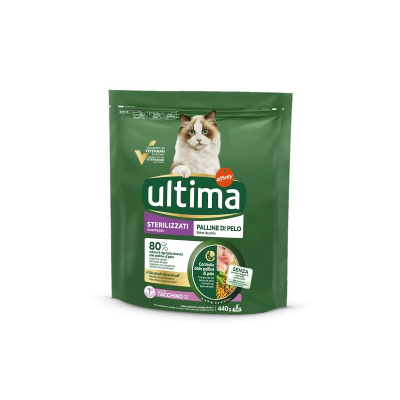 Ultima Pienso Gatos Estirilizados 440 Gr