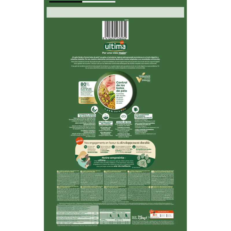 Ultima Pienso Gatos Estirilizados 440 Gr