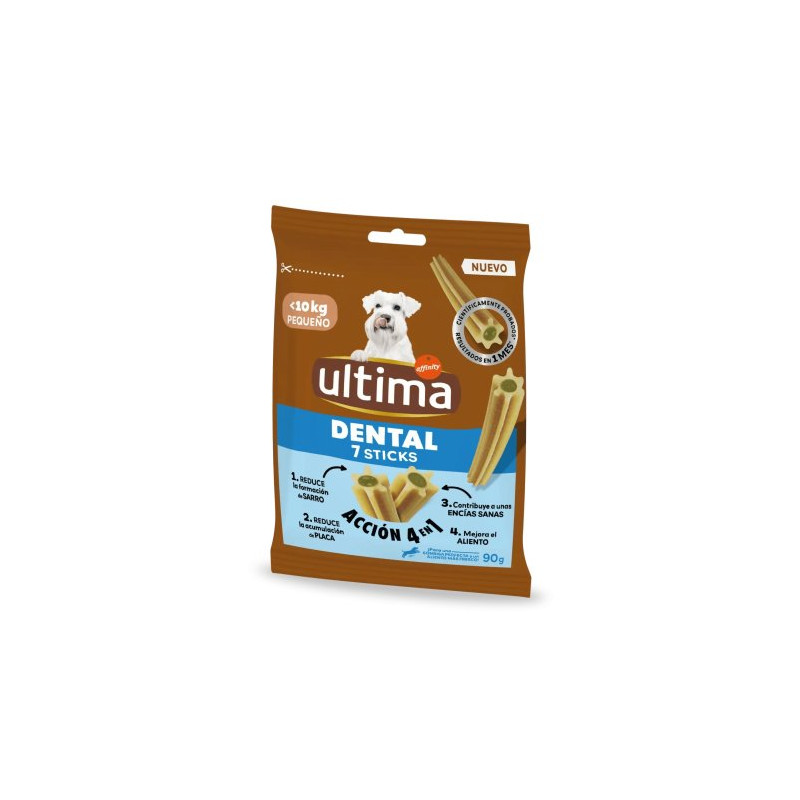 Ultima Perro Mini Dental Snack (7 Unidades) 90 gramos