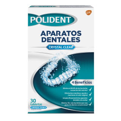 Polident Tabletas Aparatos Dentales 30 Unidades