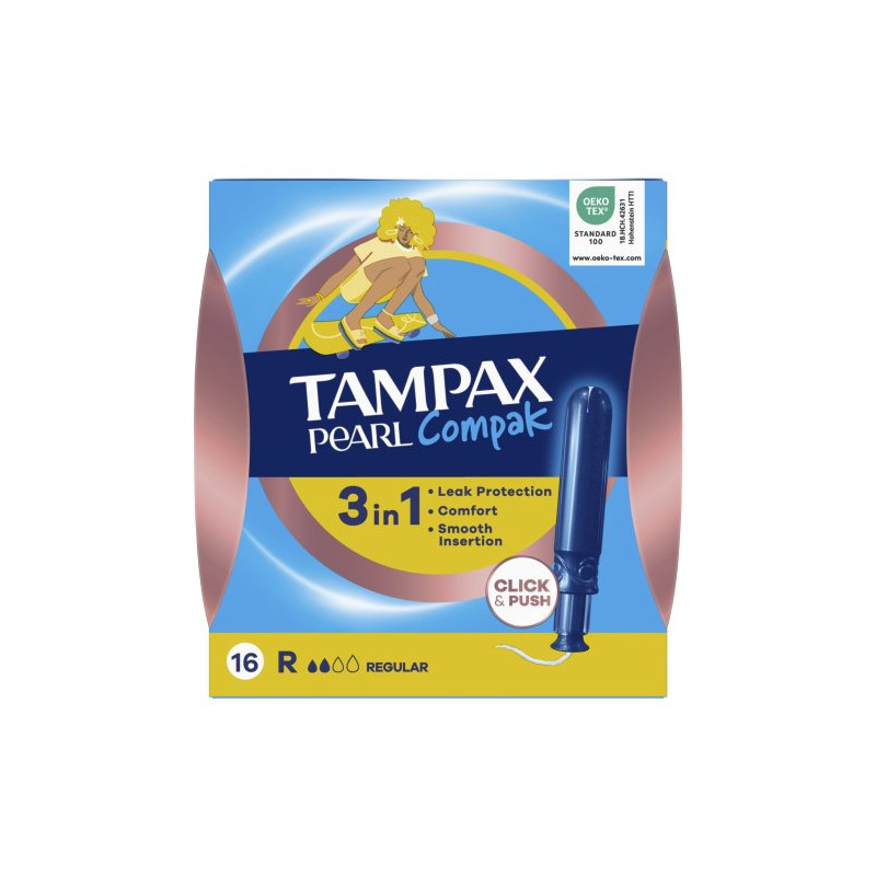 Tampax Pearl Compak Regular (16)