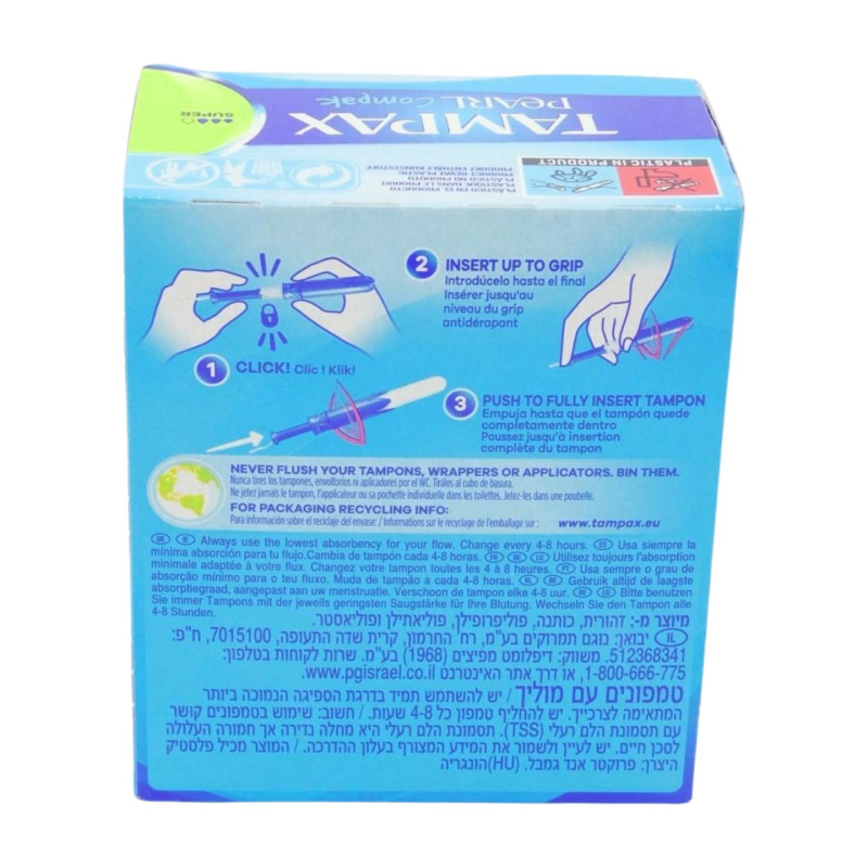 Tampax Pearl Compak Super (16)